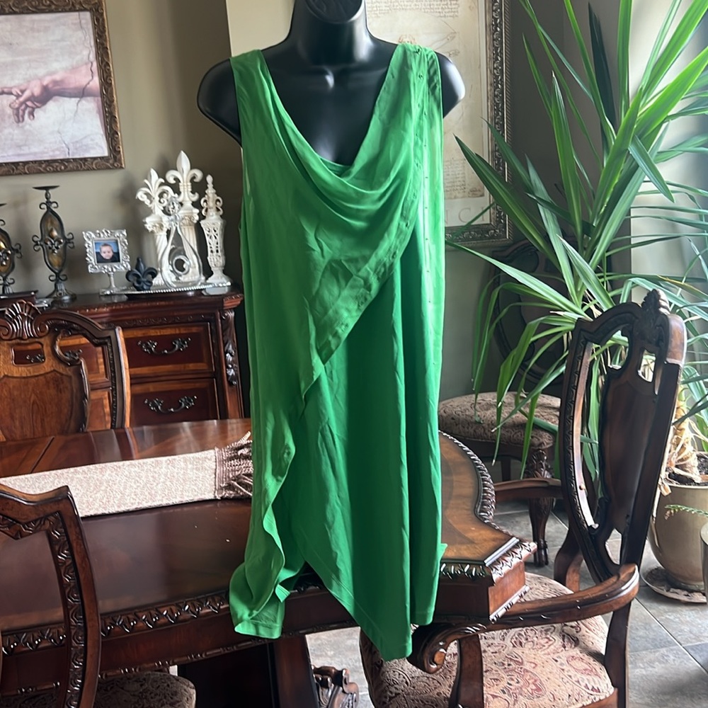NWT 3.1 phillip lim green mini dress